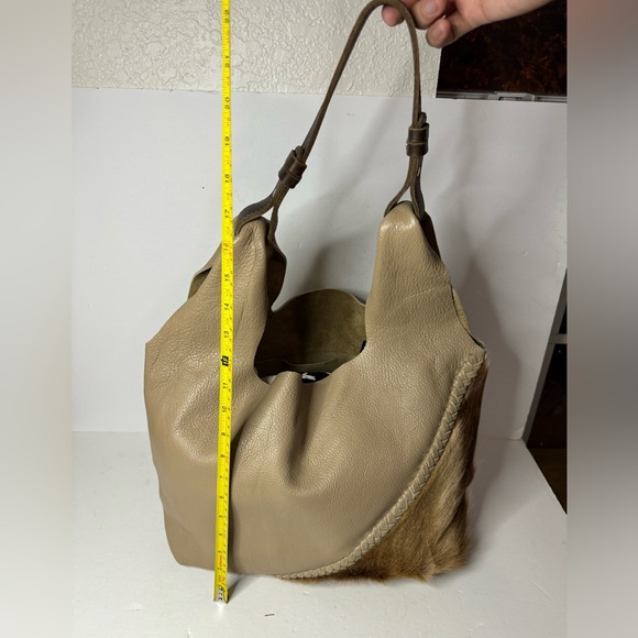 MOO MOO Design Springbok & Leather Braided Tote - Picture 9 of 14